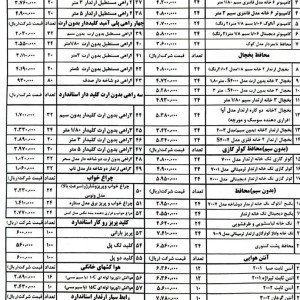 لیست قیمت محافظ برق و آنتن تیراژه ۱۴۰۴  Tirajeh Electric